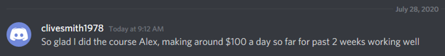 TradeJournal review by Clivesmith1978 on Discord - Alex Winkler