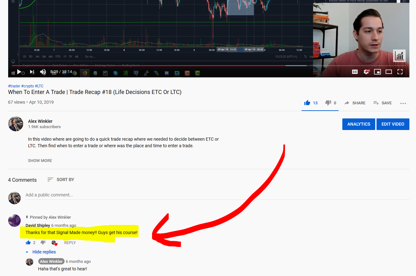 TradeJournal review by David Shipley Youtube - Alex Winkler