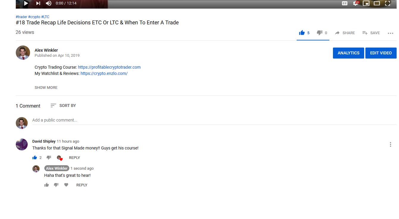 TradeJournal review by David Shipley - Alex Winkler