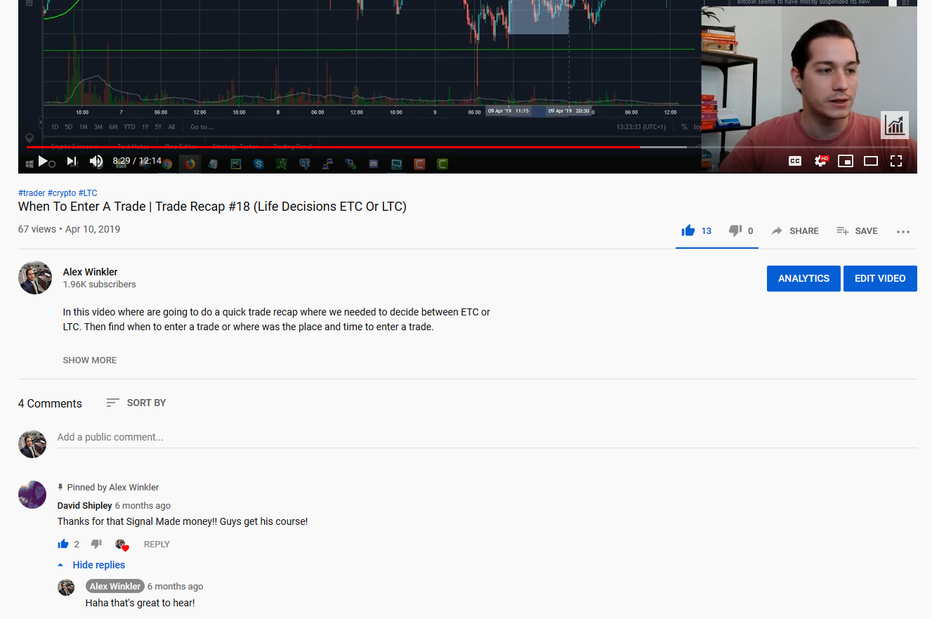 TradeJournal review by Youtube1 - Alex Winkler