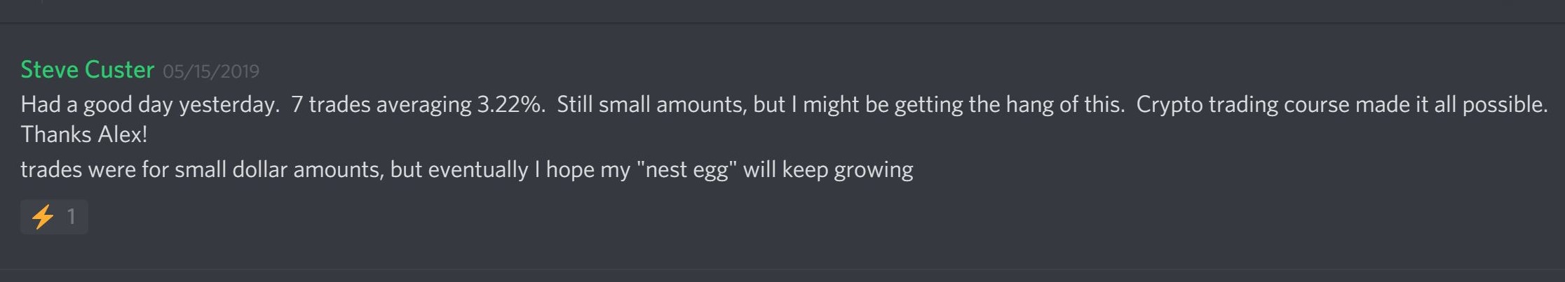 TradeJournal review by Steve Custer Zoomed - Alex Winkler