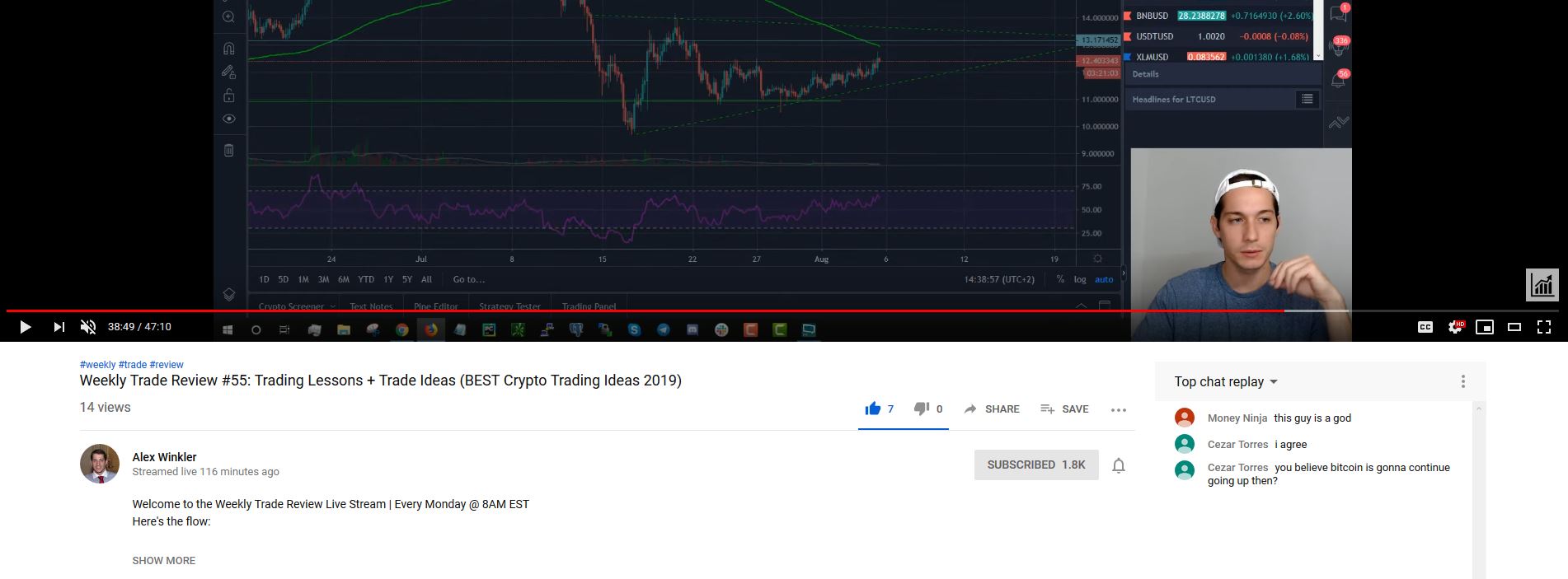 TradeJournal review by Money Ninja Yt - Alex Winkler