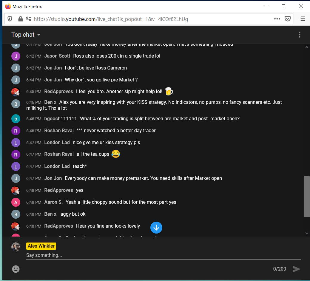 TradeJournal review by Roshan   Never Watched A Better Trader on Streams - Alex Winkler