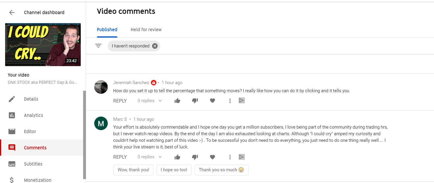 TradeJournal review by Marc S on YouTube - Alex Winkler