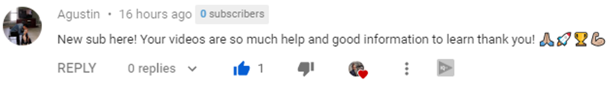 TradeJournal review by Agustin on YouTube - Alex Winkler