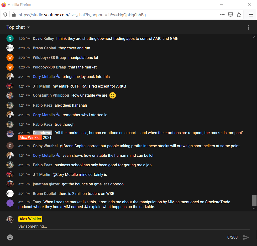 TradeJournal review by Chat Quote Alex Winkler on YouTube - Alex Winkler